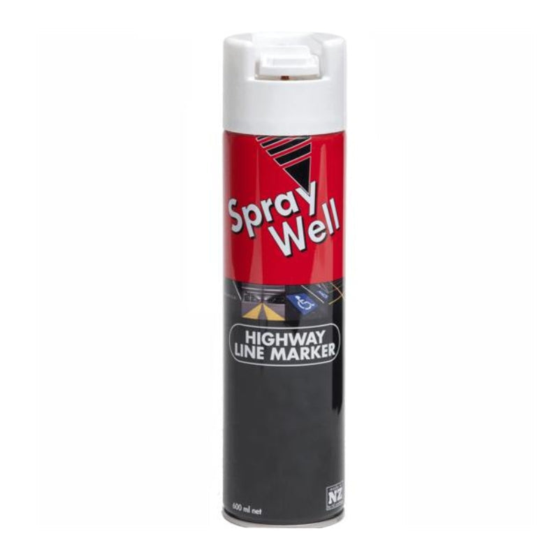 SprayWell Highway Line Marker Aerosol Paint (White)
