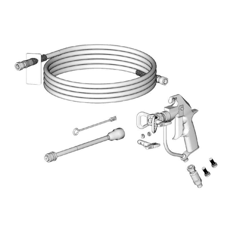 GRACO Spray Gun Airless Silver Plus Quick Start Kit 287823